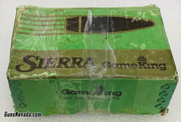 Sierra GameKing Bullets 284 Caliber, 7mm (284 Diameter) 175 Grain Spitzer Boat Tail Box of 100