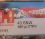 Hornady 40SW 180 gr XTP American Gunner 20/Box