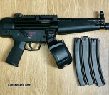 POF MP5 9mm pistol converted to Carbine length (like HK94) $2000