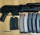 PSA AKV 9mm pistol converted to carbine length rifle $1100