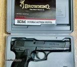 BROWNING BDM 9mm DOUBLE ACTION PISTOL $750